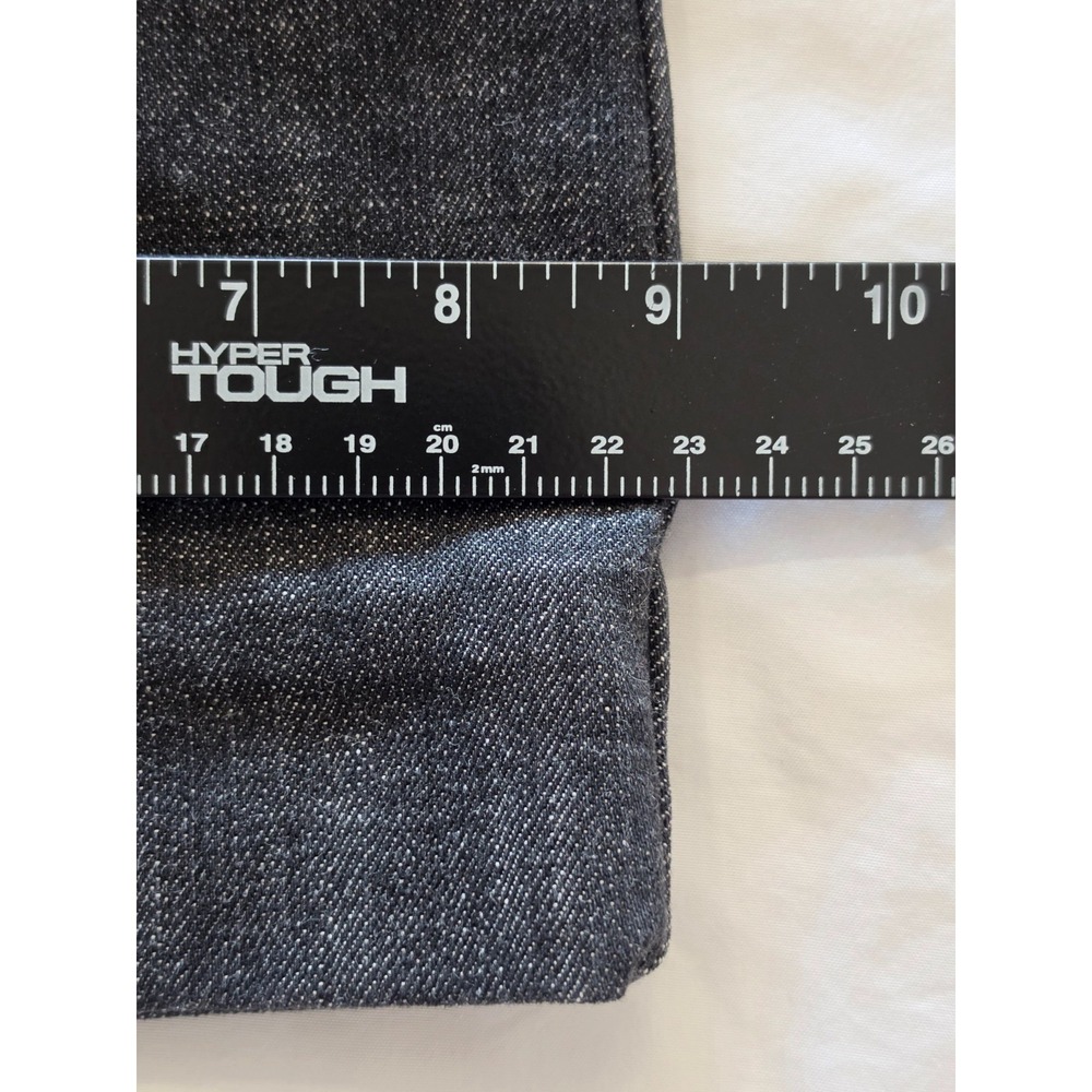 7 For All Mankind A Pocket Jeans Stretch Womens 30 Low Rise Black Boot USA Made - Picture 10 of 11